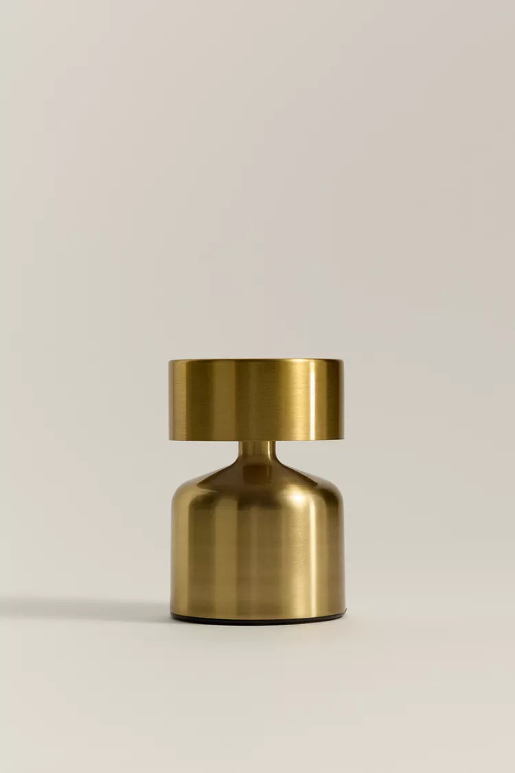 SerenLux™ Modern Metal LED Table Lamp – Rechargeable Minimalist Ambient Night Light