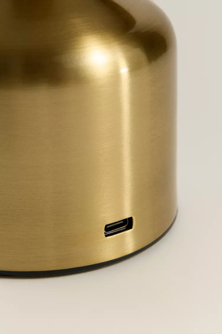 SerenLux™ Modern Metal LED Table Lamp – Rechargeable Minimalist Ambient Night Light