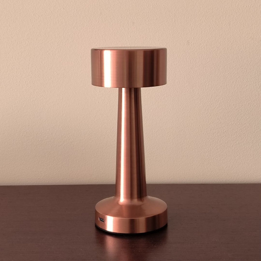 Hearth™   Luxury Gold LED Table Lamp – Minimalist Rechargeable Ambient Desk Light