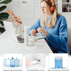 SmartPour Intelligent Desktop Water Dispenser – USB Rechargeable Automatic Bottle Pump with 7 Water Dispensing Modes