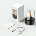 CandleGlow Candlelight Humidifier & Aroma Diffuser – LED Flame Effect, Ultrasonic Cool Mist, Quiet Air Moisturizer for Home & Bedroom