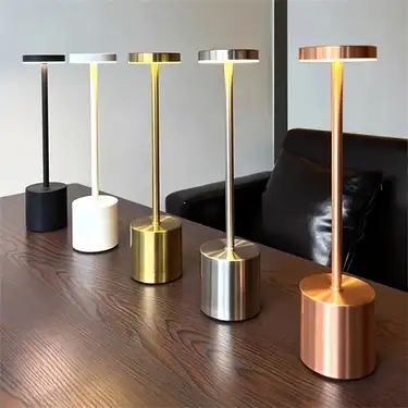 VelvetGlow Modern Cordless LED Table Lamp – Minimalist Rechargeable Ambient Light