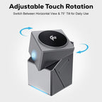 VoltAxis 3-in-1 Magnetic Wireless Charging Station for iPhone, Apple Watch & AirPods – Fast MagSafe Charging Dock
