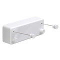 FlexLine Retractable Indoor Clothesline – Wall-Mounted Stainless Steel Drying Line with Lock Button