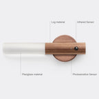 NordGlow Smart Motion Sensor Stick Induction Lamp – USB Rechargeable LED Lamp with Energy-Saving Auto On/Off, Perfect for Cabinets, Hallways, and Bedrooms