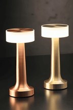 Amberra™ Cordless Rechargeable LED Table Lamp – Modern Brushed Touch Dimmable Bedside & Ambient Light