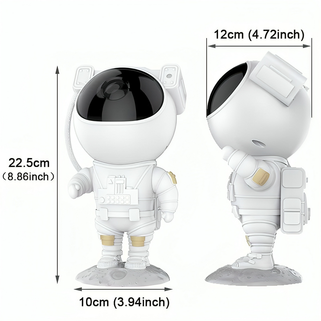 AstroGlow Astronaut Galaxy Projector Night Light – Star Nebula LED Lamp with Remote Control, Space Projector for Bedroom & Kids