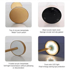 VelvetGlow Modern Cordless LED Table Lamp – Minimalist Rechargeable Ambient Light