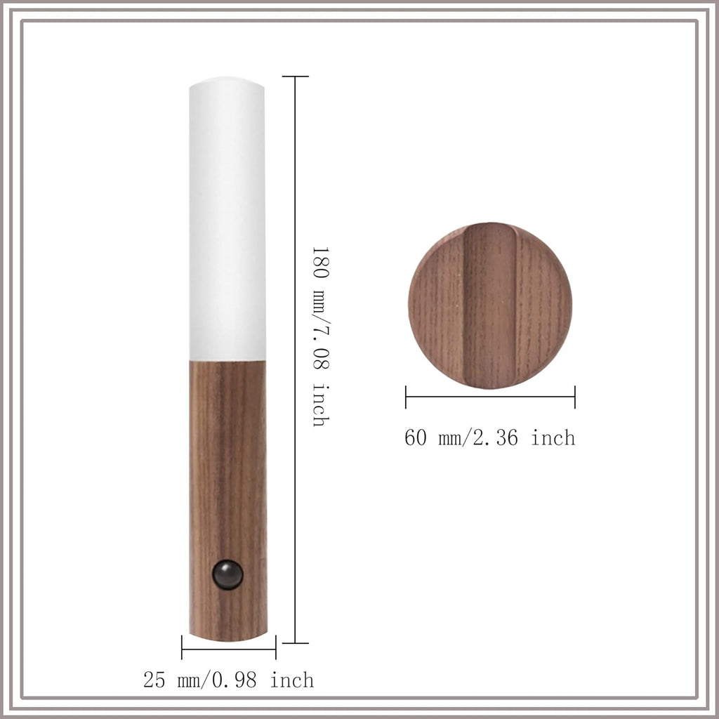 NordGlow Smart Motion Sensor Stick Induction Lamp – USB Rechargeable LED Lamp with Energy-Saving Auto On/Off, Perfect for Cabinets, Hallways, and Bedrooms