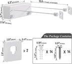 FlexLine Retractable Indoor Clothesline – Wall-Mounted Stainless Steel Drying Line with Lock Button