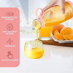 JuiceMate Pro Portable Blender Bottle – USB Rechargeable Mini Juicer for Smoothies & Fresh Juice