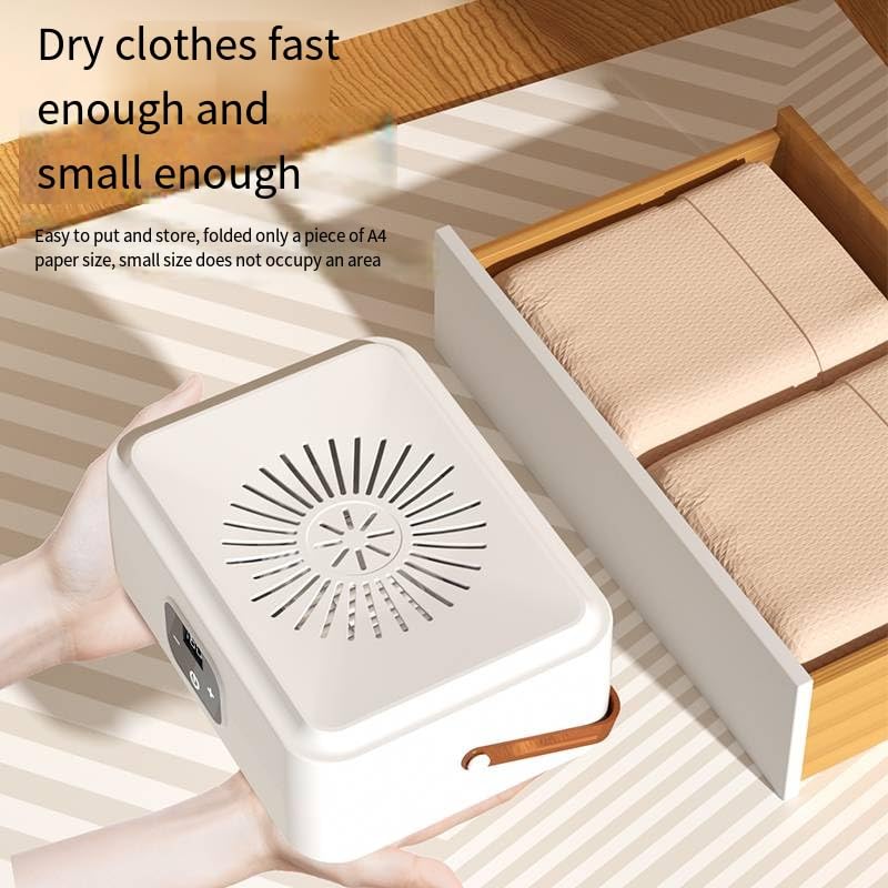 QuickDry X Portable Clothes Dryer with Hanging Rack – Foldable Electric Garment Drying Bag