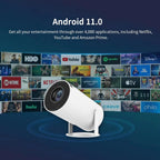 StreamPro Smart Mini Projector with Android TV – WiFi & Bluetooth Portable HD Home Theater