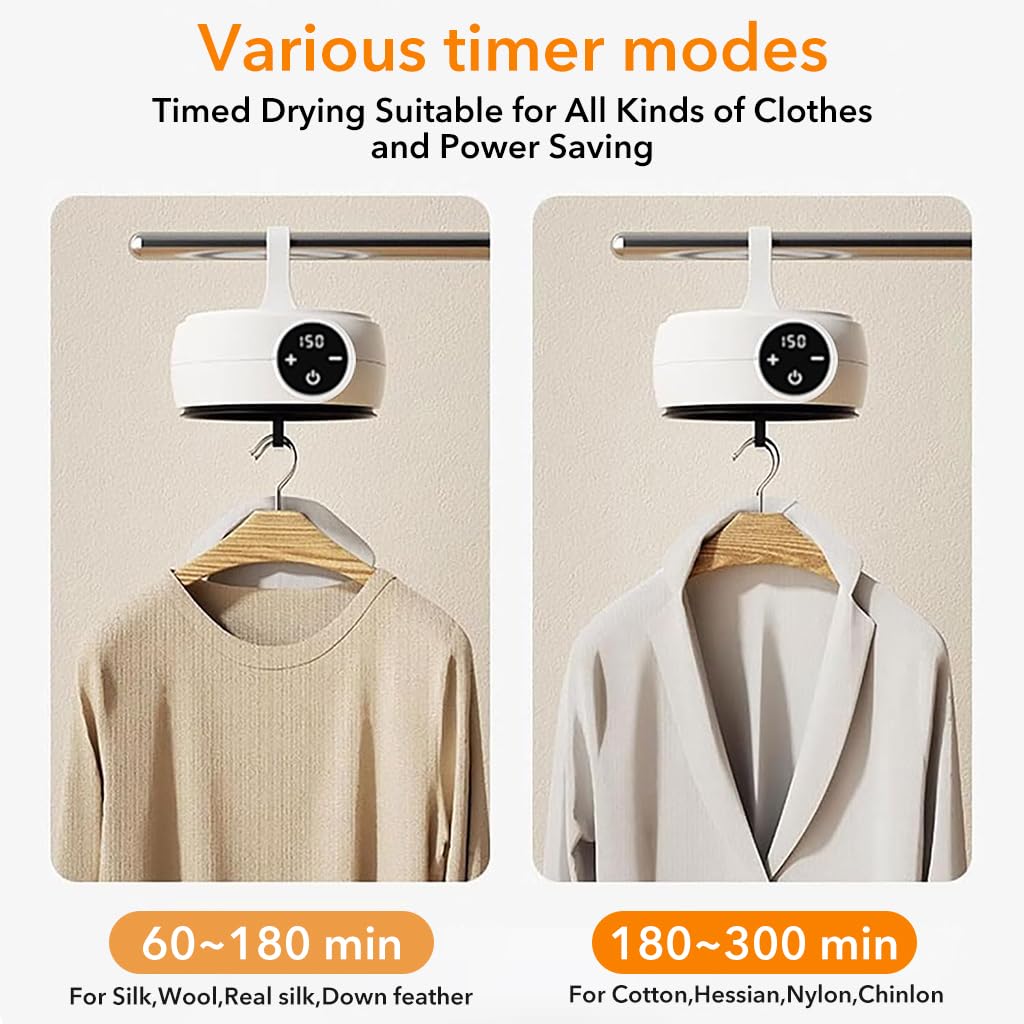 QuickDry X Portable Clothes Dryer with Hanging Rack – Foldable Electric Garment Drying Bag