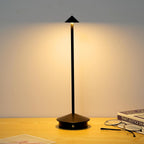 PillarLite™ Modern Minimalist LED Table Lamp – Sleek Touch Desk Light with Warm Ambient Glow, Rechargeable Bedside Lamp for Home & Office