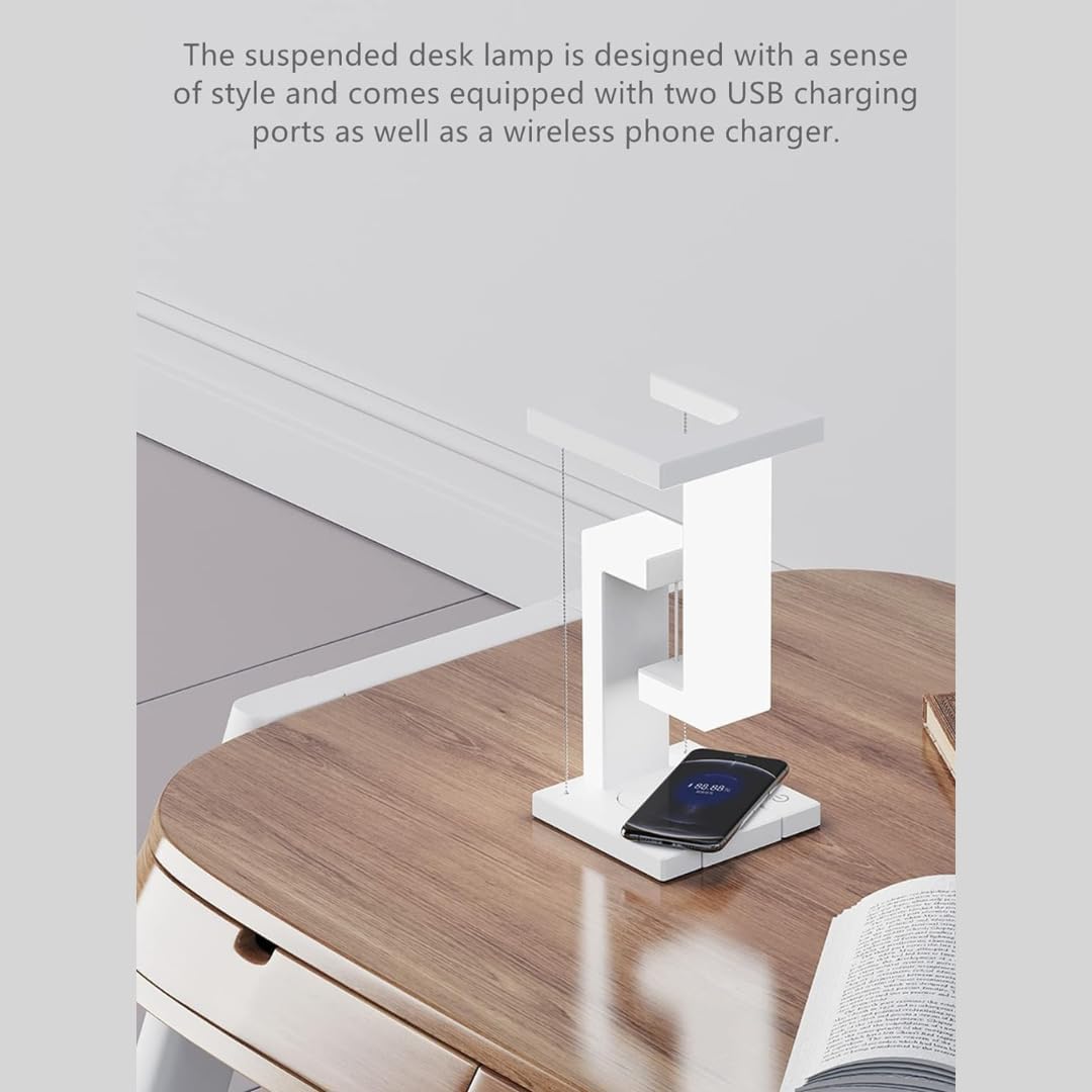 GravityPro™  Modern LED Table Lamp with Wireless Charger – Minimalist Table Lamp With Wireless Charger