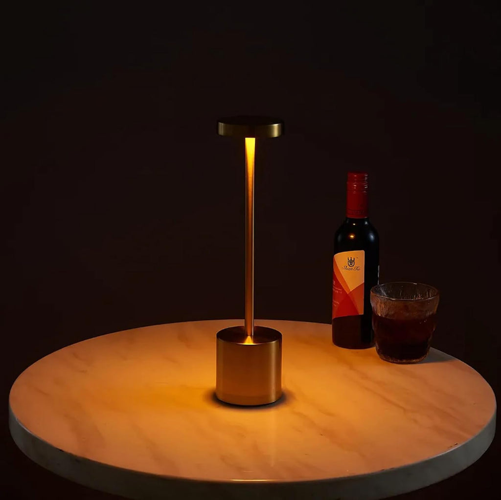 VelvetGlow Modern Cordless LED Table Lamp – Minimalist Rechargeable Ambient Light