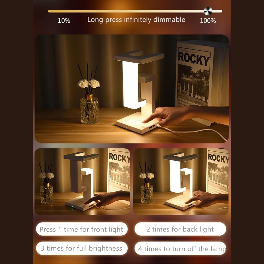 GravityPro™  Modern LED Table Lamp with Wireless Charger – Minimalist Table Lamp With Wireless Charger
