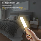 NordGlow Smart Motion Sensor Stick Induction Lamp – USB Rechargeable LED Lamp with Energy-Saving Auto On/Off, Perfect for Cabinets, Hallways, and Bedrooms