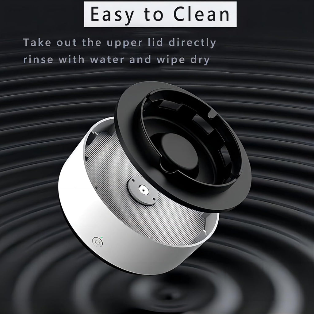 ClearAir Smokeless Ashtray with Smoke Absorber – USB Rechargeable Air Purifier Ashtray for Home & Office