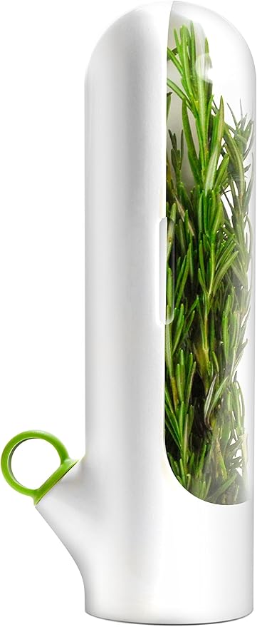 HerbSaver Fresh Herb Keeper Container – Airtight Herb Saver for Cilantro, Mint, Parsley & Greens | Long-Lasting Produce Storage