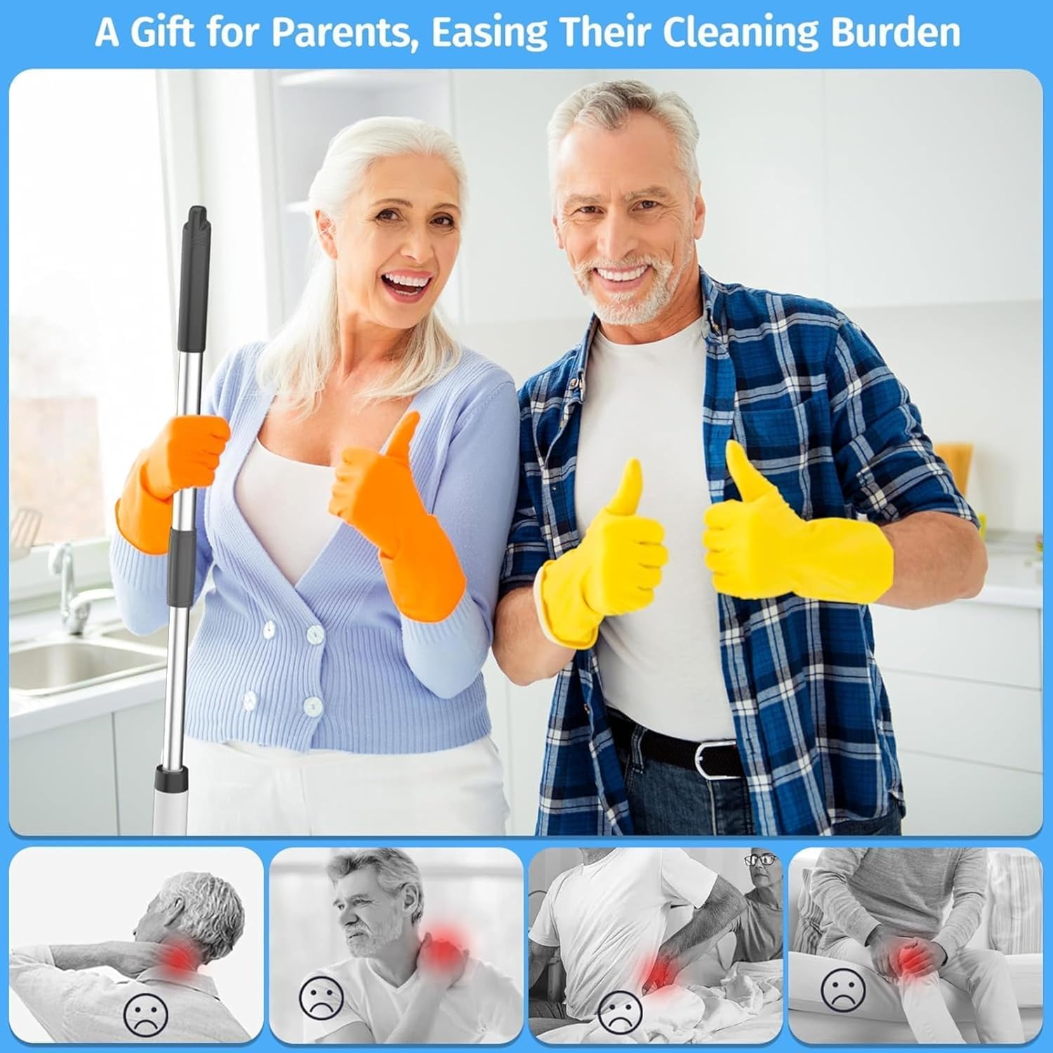 PowerScrub Electric Spin Scrubber with Extendable Handle – Cordless Cleaning Brush with Multiple Heads