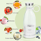 JuiceMate Pro Portable Blender Bottle – USB Rechargeable Mini Juicer for Smoothies & Fresh Juice