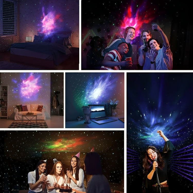 AstroGlow Astronaut Galaxy Projector Night Light – Star Nebula LED Lamp with Remote Control, Space Projector for Bedroom & Kids
