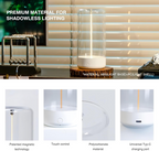 FilamentLite™  Cordless Glass LED Table Lamp – Rechargeable Ambient Light with Warm Glow