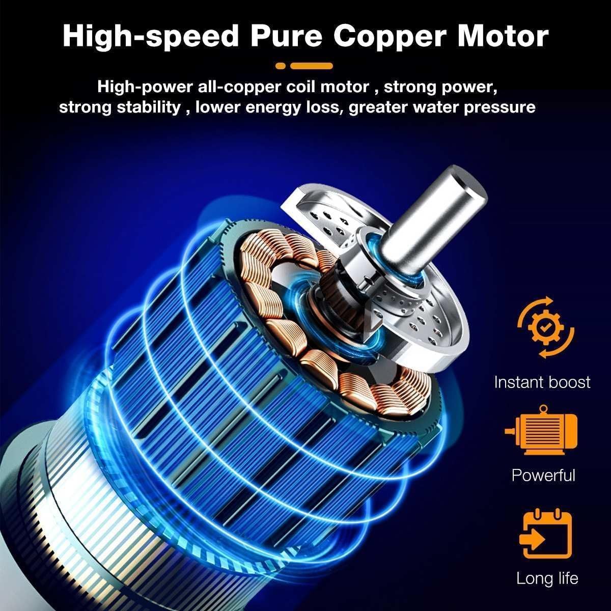 HydroJet X High Pressure Car Washer Spray Gun – Adjustable Power Washer Wand for Garden Hose & Car Cleaning
