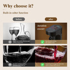 FlowSense Electric Wine Aerator & Dispenser – Automatic Decanter with Touch Control & Instant Aeration