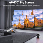 StreamPro Smart Mini Projector with Android TV – WiFi & Bluetooth Portable HD Home Theater