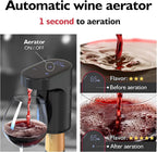 FlowSense Electric Wine Aerator & Dispenser – Automatic Decanter with Touch Control & Instant Aeration