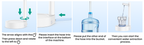 SmartPour Intelligent Desktop Water Dispenser – USB Rechargeable Automatic Bottle Pump with 7 Water Dispensing Modes