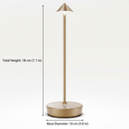PillarLite™ Modern Minimalist LED Table Lamp – Sleek Touch Desk Light with Warm Ambient Glow, Rechargeable Bedside Lamp for Home & Office