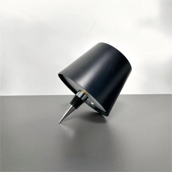 AfterDark decorative bottle lamp in black color