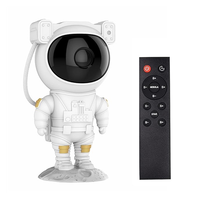 AstroGlow Astronaut galaxy night light with remote control