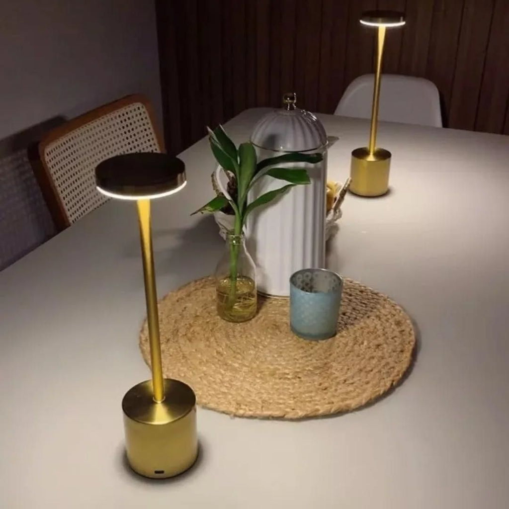 VelvetGlow Modern Cordless LED Table Lamp – Minimalist Rechargeable Ambient Light
