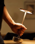 TouchNova™ Luxury Metal LED Table Lamp – Rechargeable Touch Dimmable Desk Light (Gold / Silver / Black)