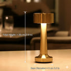 Hearth™   Luxury Gold LED Table Lamp – Minimalist Rechargeable Ambient Desk Light