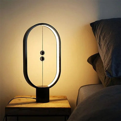 HengBalance™ Modern LED Balance Lamp – Magnetic Switch USB-C Ambient Table Light