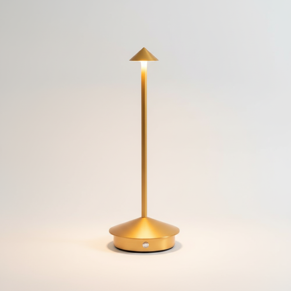 PillarLite™ LED Table Lamp on Plain Background