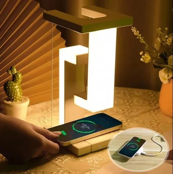 GravityPro™  Modern LED Table Lamp with Wireless Charger – Minimalist Table Lamp With Wireless Charger