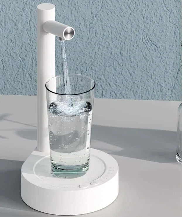 SmartPour Intelligent Desktop Water Dispenser – USB Rechargeable Automatic Bottle Pump with 7 Water Dispensing Modes